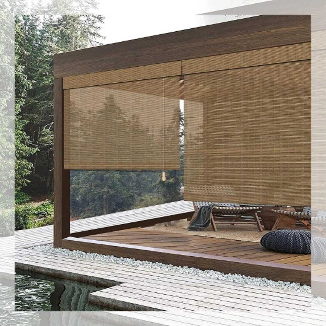 Outdoor Bamboo Chick Blinds